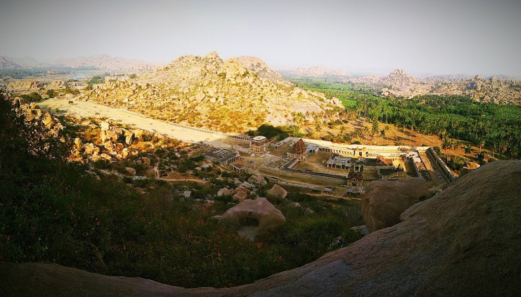 Temple complex at Hampi