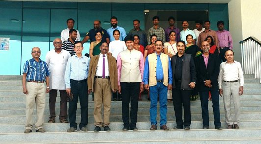 COA President B R Nayak and Vice-President P Udaya at SJB SAP